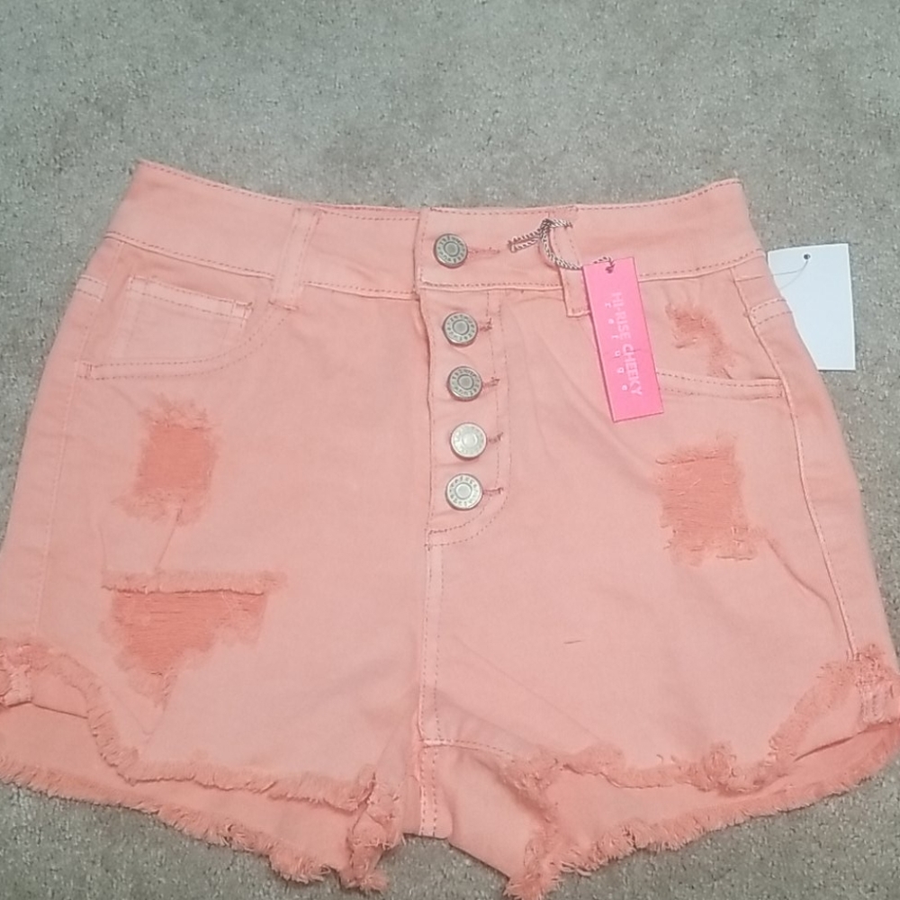 Charlotte Ruse Hi-Rise Cheeky Refuge Shorts